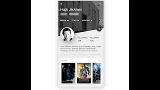 User Profile Design | Mobile | HTML, CSS