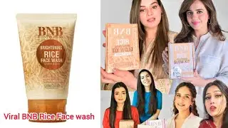 BNB Rice Brightening Face Wash | Viral  BNB Rice Face Wash | Review