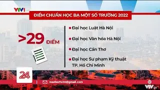 Lạm phát điểm chuẩn học bạ khi xét tuyển đại học, nhiều ngành học lấy 30 điểm | VTV24