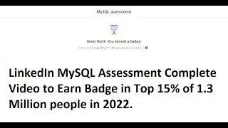 Can I Pass Linkedin's MySQL Assessment? Yes, You Can.