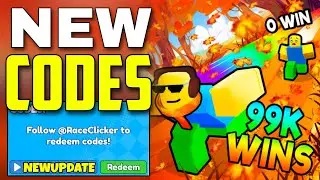 *NEW* ALL WORKING CODES FOR RACE CLICKER IN 2024! ROBLOX RACE CLICKER CODES