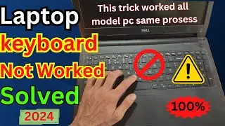 Fix Keyboard Not Working Issue in Windows 10 ||  laptop keyboard not working problem solved || 100%