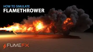 FumeFX Flamethrower 3ds max Tutorial