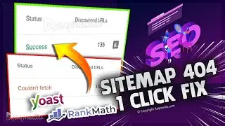 How to Fix WordPress Sitemap 404 Error Fix Yoast & Rank Math In 1 Click