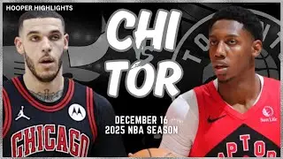 Chicago Bulls vs Toronto Raptors Full Game Highlights | Dec 16 | 2025 NBA Season