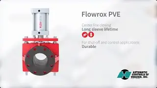 Flowrox Pinch Valves - The Ideal Valve for Abrasives, Slurries, Powders or Granular Substances