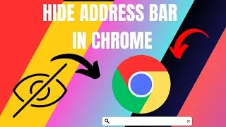 How to Hide Address Bar In Google Chrome (2024)