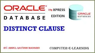 Distinct Clause | SQL | Oracle Database XE Tutorial | Computer e Learning