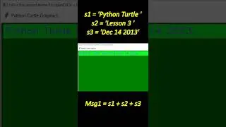 Lesson 3 Python Turtle and OpenCV CV Computer Vision Library... cv2 as cv LastLine... win.mainloop()