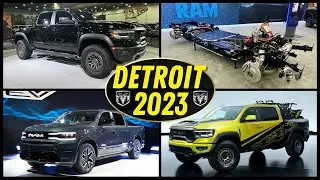 RAM HIGHLIGHTS - 2023 Detroit Auto Show (Gold Shot, TRX Final Edition, Rebel G/T, & MORE) - Part 3!