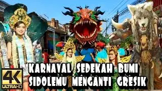 Drone 4K _Karnaval Sidolemu Sidojangkung Menganti Gresik 2024 || Kirab Budaya & Sedekah Bumi