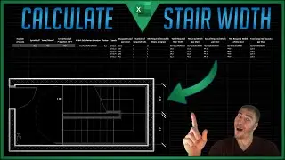 How to Calculate Egress Stair Width [Spreadsheet Edition] | Excel