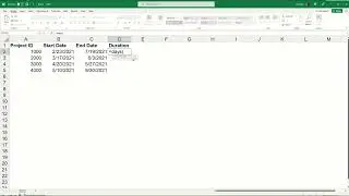 Excel's DAYS Function