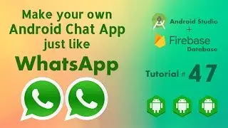 Firebase Chat App - Android Studio Tutorial 47 Chat Custom Bar - Android Chat App using Firebase