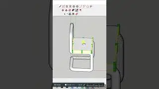 "Creating a Chair Model with SketchUp" #sketchup #shortsvideo #subscribe