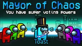 Ruling the lobby as the MAYOR of Among Us... (custom mod)