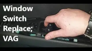2015 Seat Leon window switch replaced & door card removed