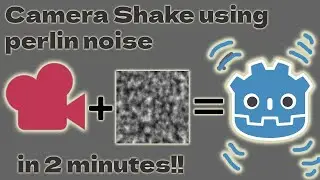 Smooth Handheld Camera Shake using Perlin Noise in Godot 4 | Tutorial | Game Juice (in 2 minutes!)