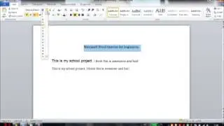 Microsoft Word tutorial for beginners - 2013