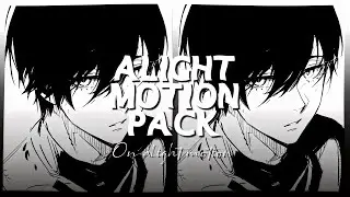 Alight Motion (FREE) Manga Editing Pack | Alight Link,XML File & QR Code | Moonie달 |