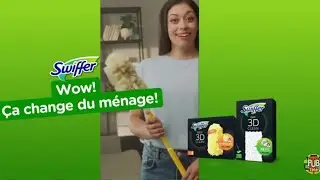 Swiffer "wow! ça change du ménage" pub 20s