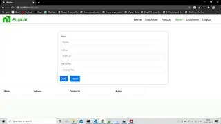 Angular 8 - How to dynamically add and delete rows in a table through form.