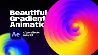 Beautiful Gradient Animation. After Effects tutorial