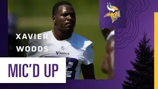 Xavier Woods Micd Up at OTA Practice | Minnesota Vikings