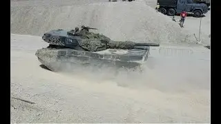 Top Beschleunigung Kampfpanzer 87 Leopard (Schweiz) acceleration and top speed  battle tank