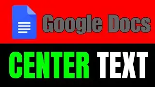 How to Center Text In Middle of Page In Google Docs (2024)