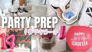 PARTY PREP & AFTER PARTY CLEAN WITH ME!