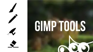 GIMP | Brush, Pencil, Spray, and Eraser Tools