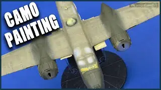 Ep.10: B-26B-50 Invader - Camouflage painting - ICM - 1/48 scale model