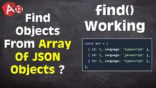 find() method working|angular|typescript|json objects|javascript|rxjs|angular 8/9/10/11 | shivam ✌