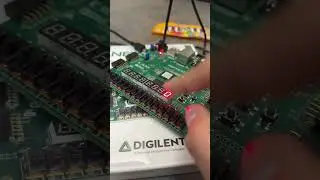 seven segment display with FPGA