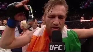 UFC 189: Conor McGregor and Chad Mendes Octagon Interviews