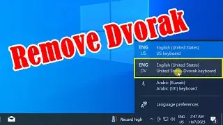 How to Fix Can’t Remove Dvorak Keyboard Layout in Windows 10