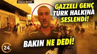 Gazzeli Bir Genç Enkazların Arasında Türk Halkına Mesaj Gönderdi! Bakın Ne Dedi!