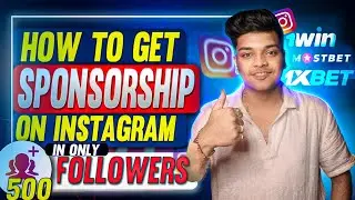 Instagram Par Sponsorship Kaise Le 2023 (😍In Only 500 Followers) How To Get Sponsorship In Instagram