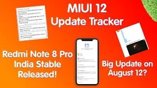 MIUI 12 Update Tracker in Tamil || RN8 Pro, RN7 Pro, RN 7/7S and Poco F1