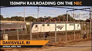 Davisville, Rhode Island, USA | Virtual Railfan  LIVE !