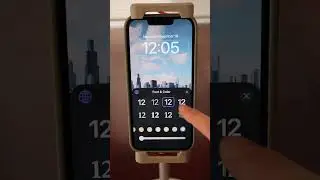 How To Change iPhone Lock Screen Font #shorts #youtubeshorts #howto