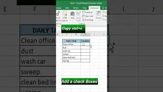 how to add check boxes in excel