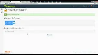 How to protect your websites images from an external website in cPanel - Course +HD + Latest - P70