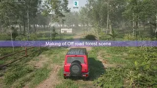 Forest pack tutorial | Making of Off road forest scene | Project file free