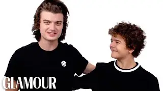 Stranger Things’ Gaten Matarazzo and Joe Keery Take A Friendship Test | Glamour