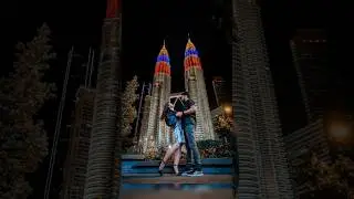 They were lucky that KLCC was in beautiful COLOURS - night photoshoot in Kuala Lumpur