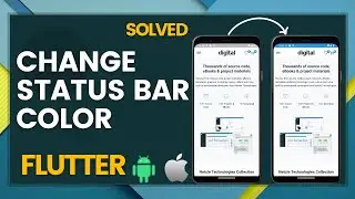 How to Change Status Bar Color in Flutter