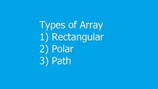 How to Create an Array [Rectangular/Polar/Path] in AutoCAD