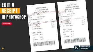 Easily How To Edit Receipt In Photoshop (2024)